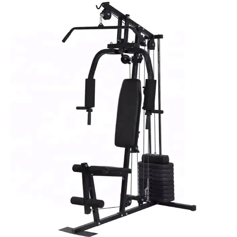 Full‑Body Multi Gym Machine, Heavy‑Duty Steel & Smooth Pulleys, 45 kg or 66 kg Stack, Chest/Lat/Leg Stations, Home Fitness, Compact Design