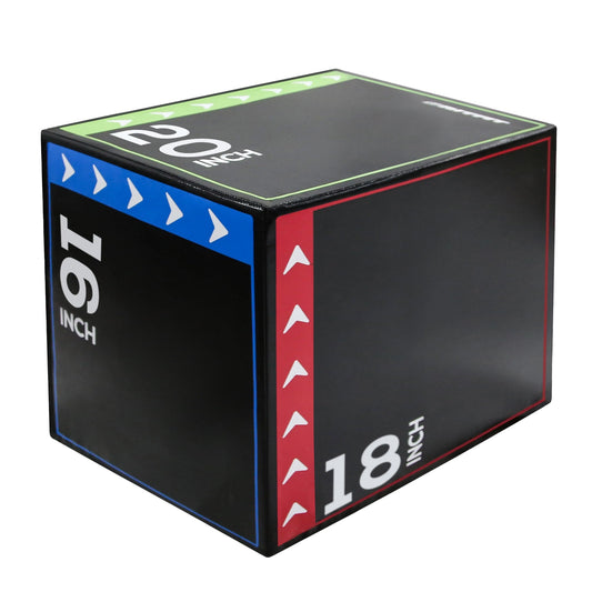 3‑in‑1 Soft Plyo Jump Box – Foam Stackable with Non‑Slip Surface for Home Gym & Strength Training