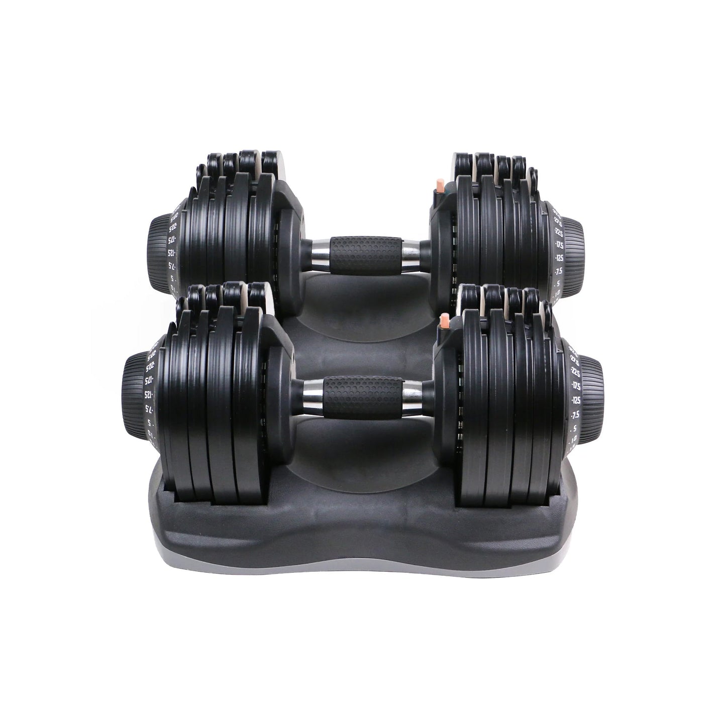 Adjustable Dumbbells 5–32.5 kg Pair – Dial-Control Weight Set for Home Gym Strength Training