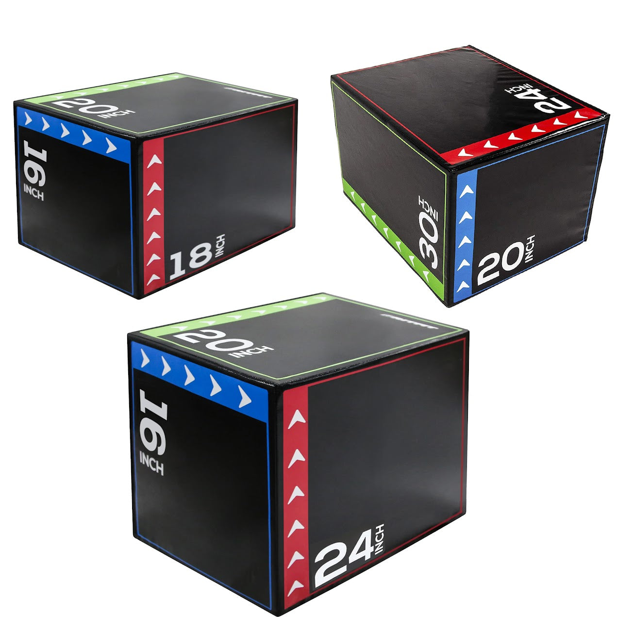 3‑in‑1 Soft Plyo Jump Box – Foam Stackable with Non‑Slip Surface for Home Gym & Strength Training