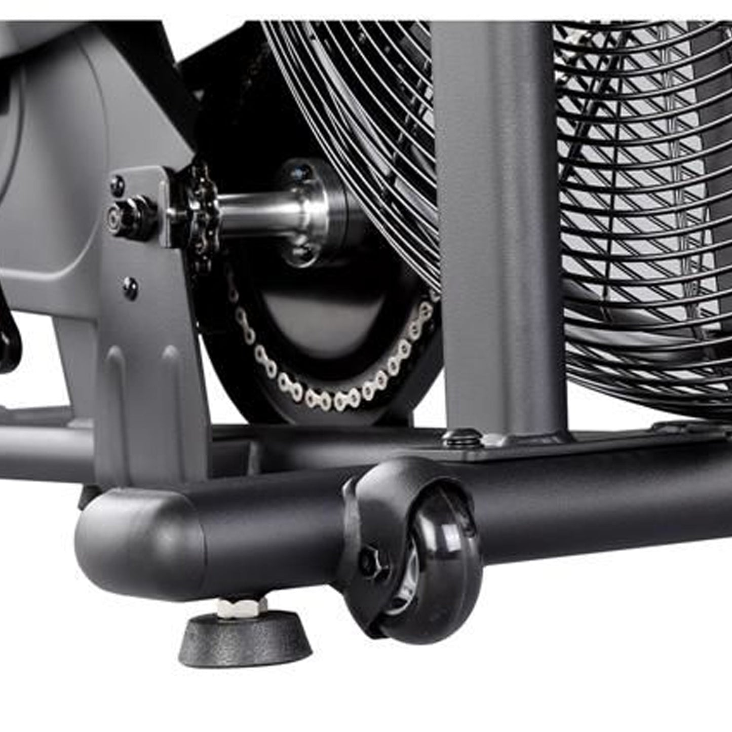 Heavy‑Duty Steel Air Resistance Fitness Bike with LCD Display – Full‑Body Cardio, Adjustable Seat, Compact for Home Gym