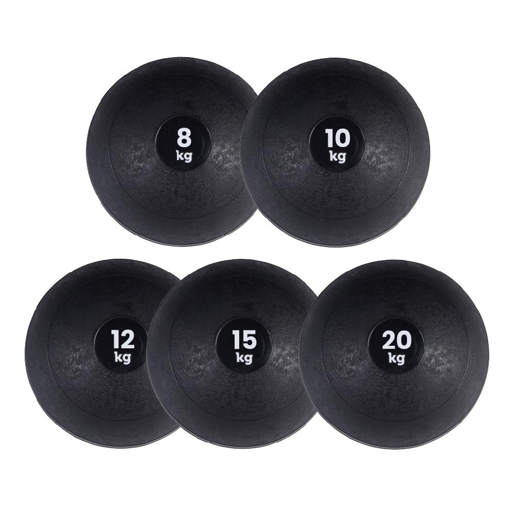 Heavy‑Duty Rubber Slam Ball – No‑Bounce, Textured Finish for Strength & Core Conditioning – 3‑25 kg Medicine Ball for Quiet, Powerful Home Gym Workouts