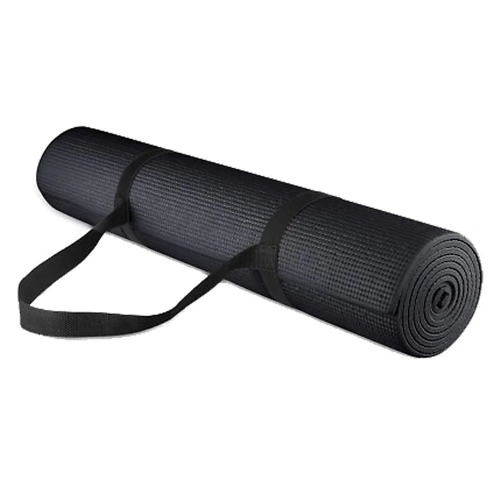 Non‑Slip Extra‑Thick NBR Foam Yoga Mat 10mm – Eco‑Friendly & Carry Strap – HIIT, Pilates, Gym, Floor & Wellness