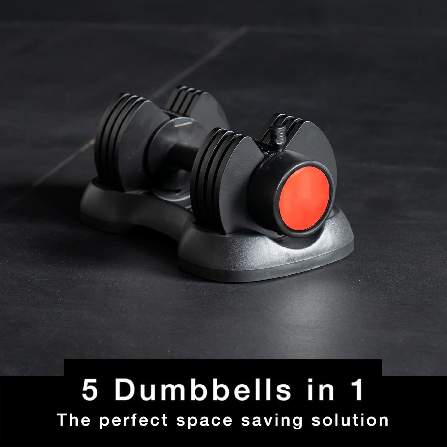 Adjustable 12.5 kg Dumbbells – 5‑in‑1 Weight Pair with Safety Lock for Home Gym