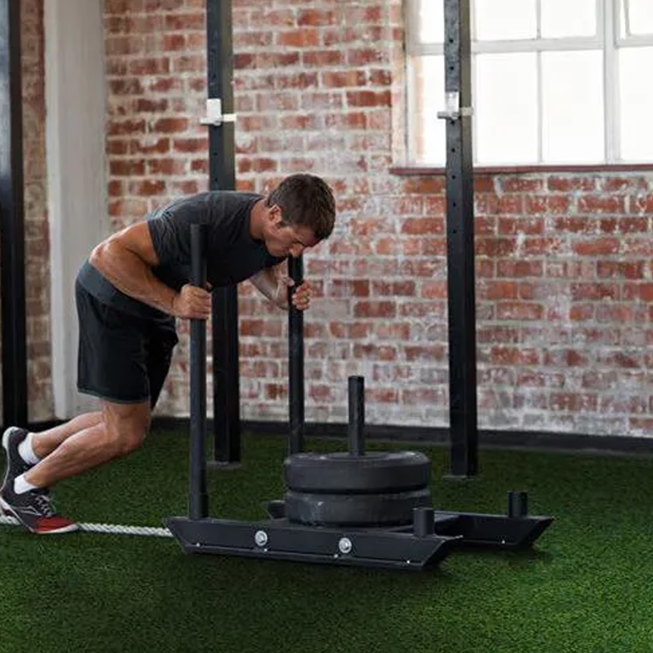 Power Sled with 10m Sprint Mat – Pro Speed & Resistance Training Kit for Strength Workouts