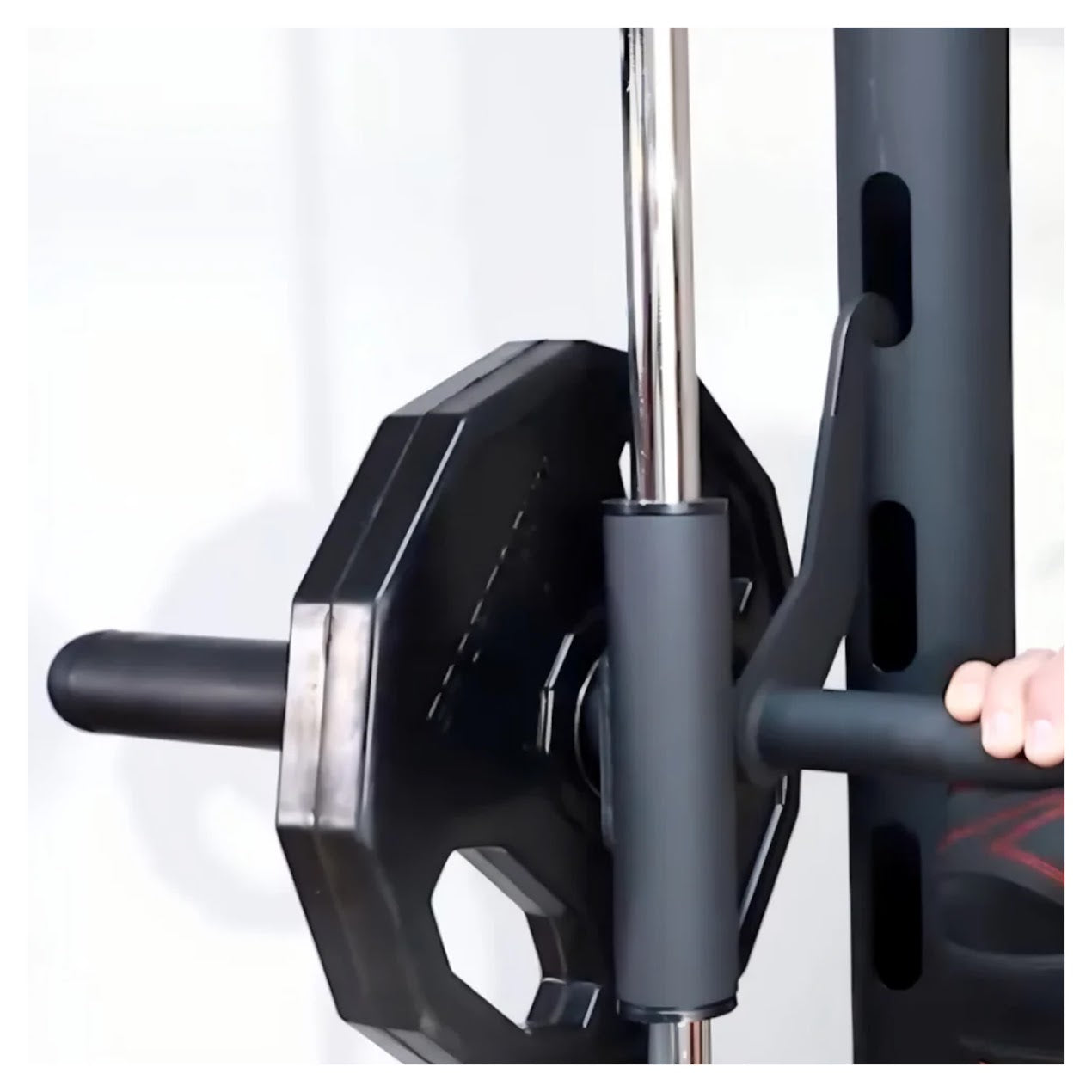 Pull‑Up Bar with Smith Machine Squat Rack – Heavy‑Duty Steel, Multi‑Functional, Cable Pulley, Home Gym Power Cage