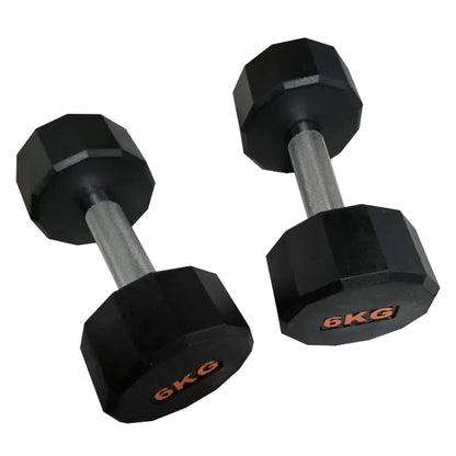 Round Hex Dumbbell – Anti‑Roll Stability for Home & Commercial Workouts