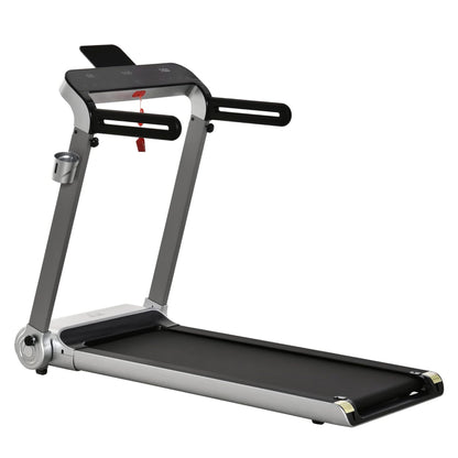 Compact Folding Treadmill, Powerful Stove-Coated Walking Pad 14 km/h, Quiet Belt, Digital Display – Space-Saving Home Fitness Machine