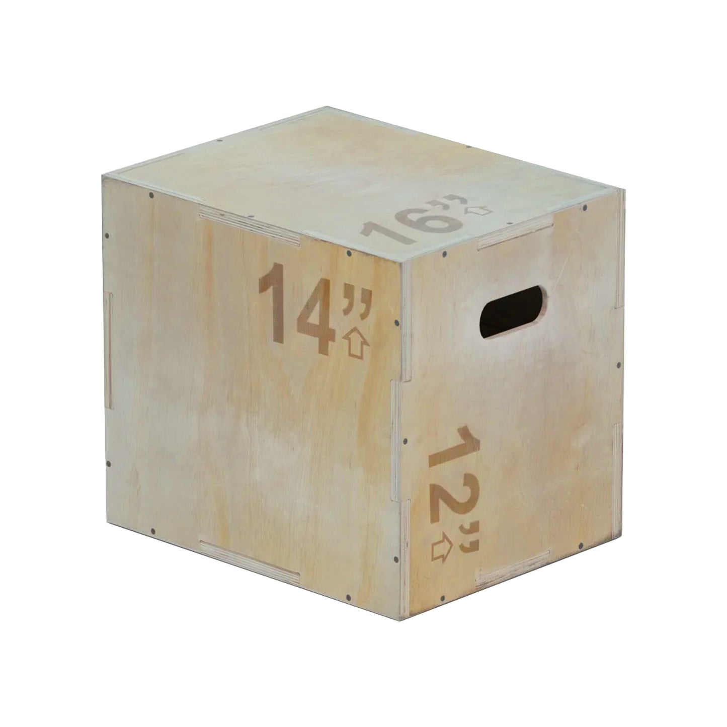 3-in-1 Wooden Plyometric Jump Box – Premium Wood Plyo Box for Strength, Agility & Jump Training | Multipurpose Exercise Step for Home & Gym Workouts