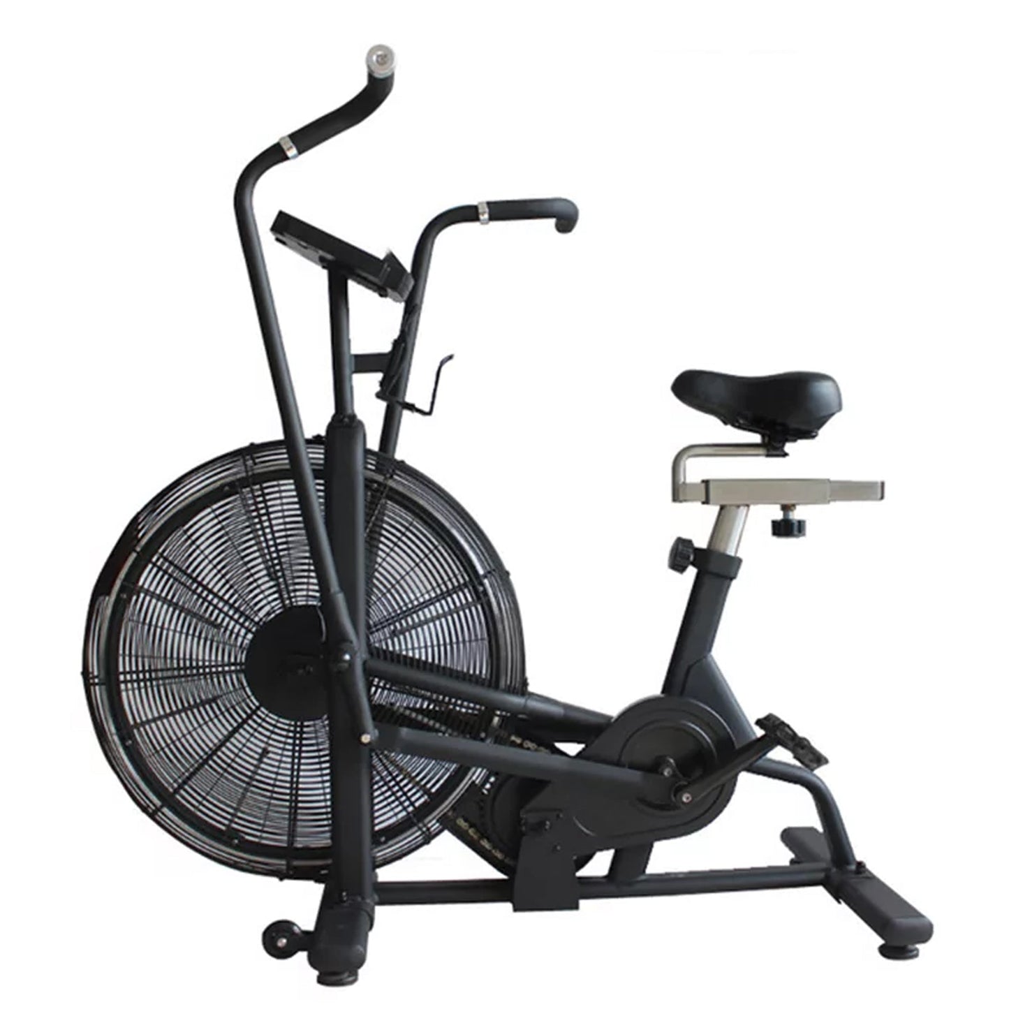 Heavy‑Duty Steel Air Resistance Fitness Bike with LCD Display – Full‑Body Cardio, Adjustable Seat, Compact for Home Gym