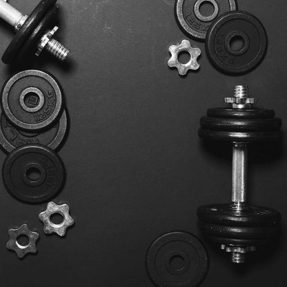 Adjustable Cast‑Iron Barbell & Dumbbell Set – 65 kg Weight Kit, Knurled Grip, 2‑in‑1 Strength Training for Home Gym
