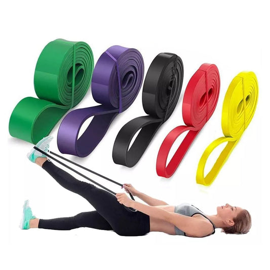 5‑Level Pull‑Up Assist Resistance Bands – Natural Latex, Multi‑Color Strength Training & Stretching Kit for Home Gym