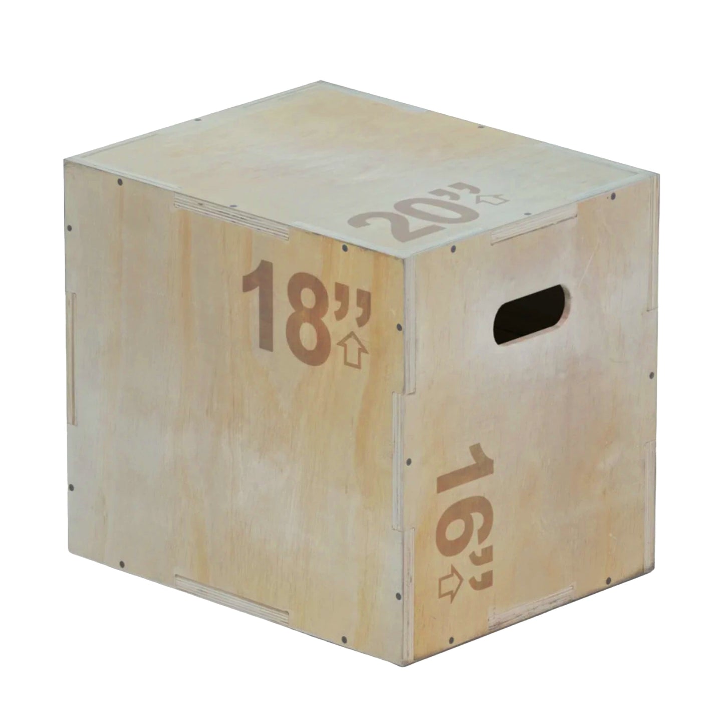 3-in-1 Wooden Plyometric Jump Box – Premium Wood Plyo Box for Strength, Agility & Jump Training | Multipurpose Exercise Step for Home & Gym Workouts