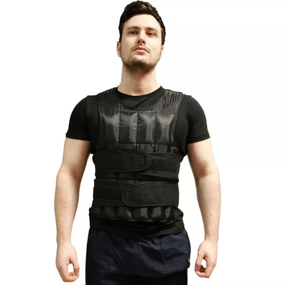 10–20 kg Adjustable Weighted Vest – 38‑Bag System, Breathable Comfort, Reflective Strips – Cardio, Running & Strength Training for Home Gym
