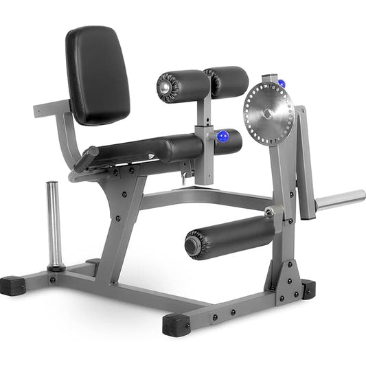 Heavy‑Duty Leg Extension & Curl Machine – Adjustable Seated Quad/Hamstring Home Gym Strength Equipment