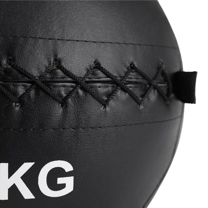 Durable No‑Bounce PVC Wall Ball Medicine Ball | Textured Grip | Explosive Power Training | Home Gym Cross‑Training (3 kg–12 kg)