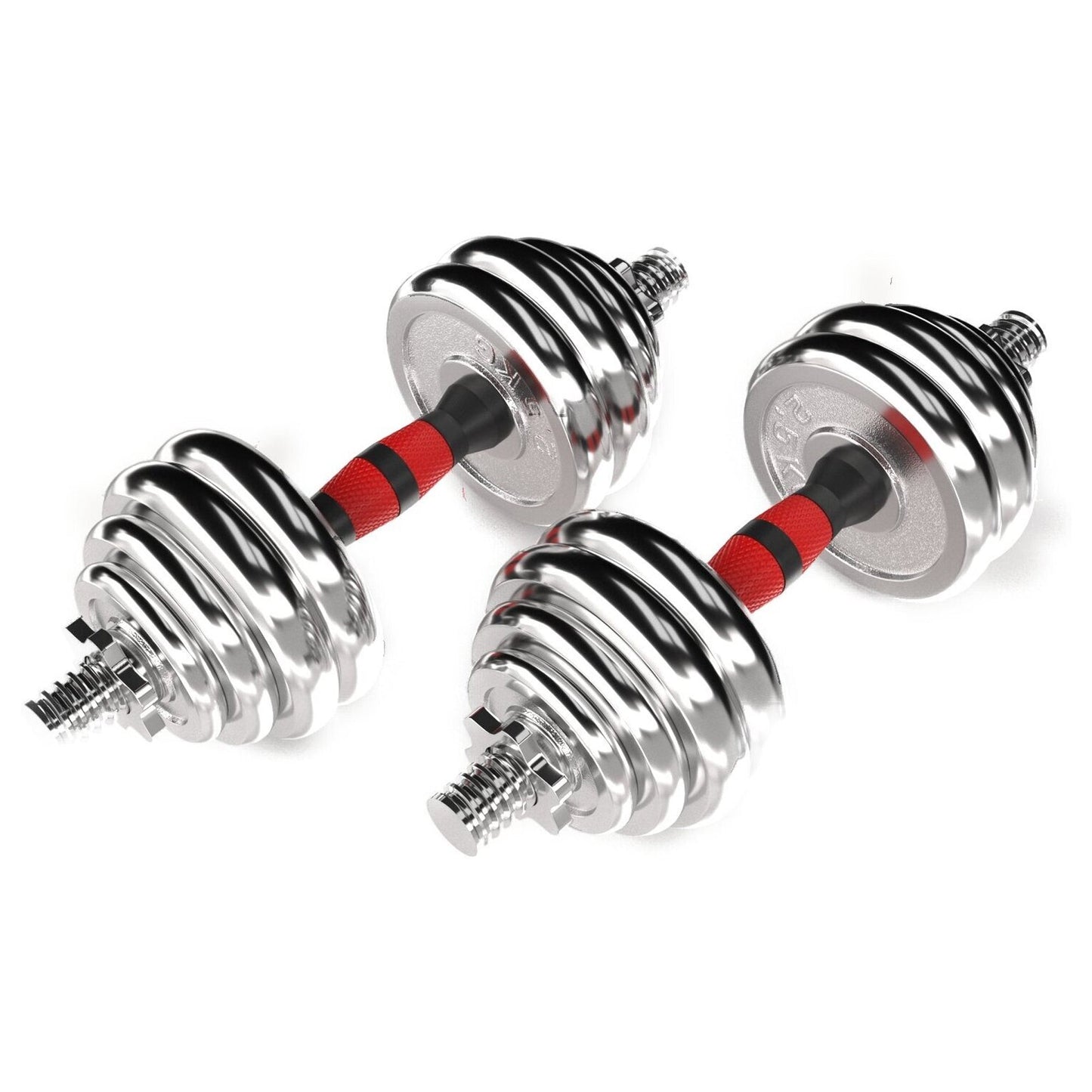 20kg Adjustable Dumbbell & Barbell Set – Cast Iron 2-in-1 Weights for Home Training