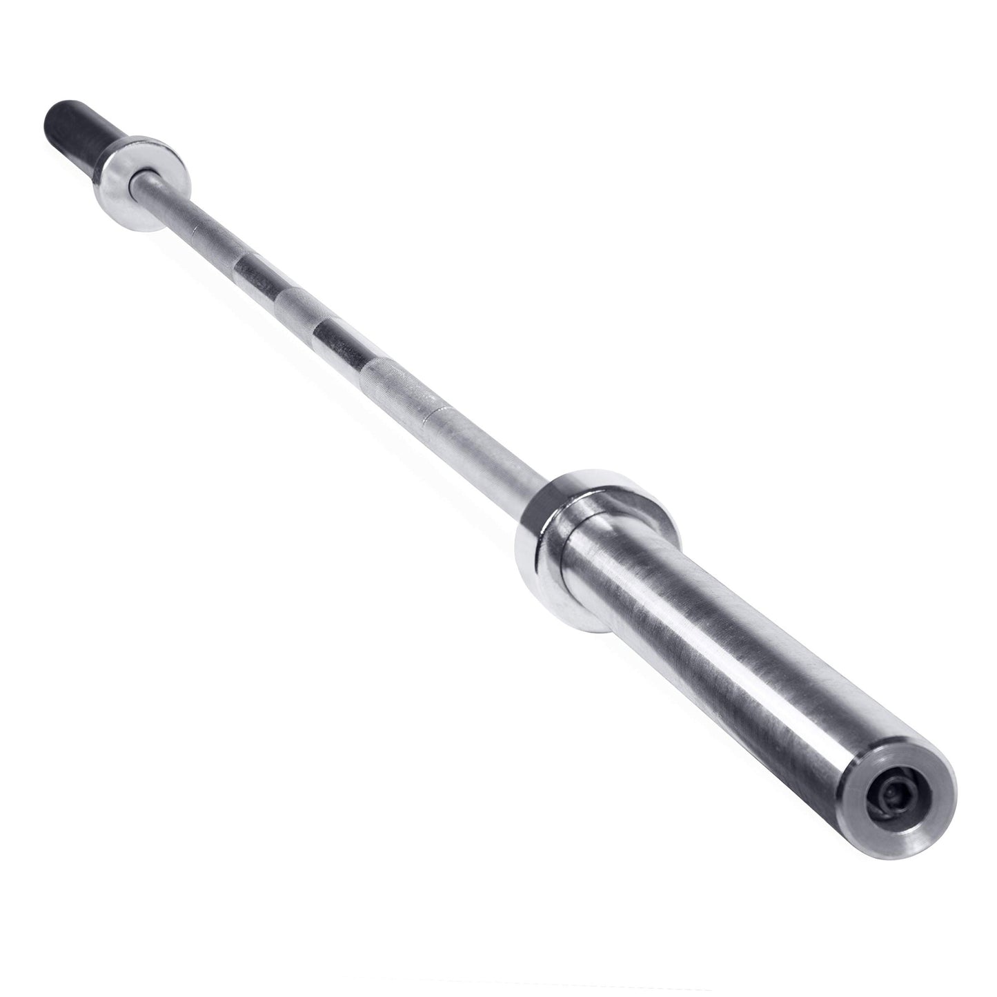 Olympic 2″ Weightlifting Barbell – Durable Steel Finish with Spring Collars – Multi‑Use Bar for Squat Bench Press Deadlift – Compact Home Gym