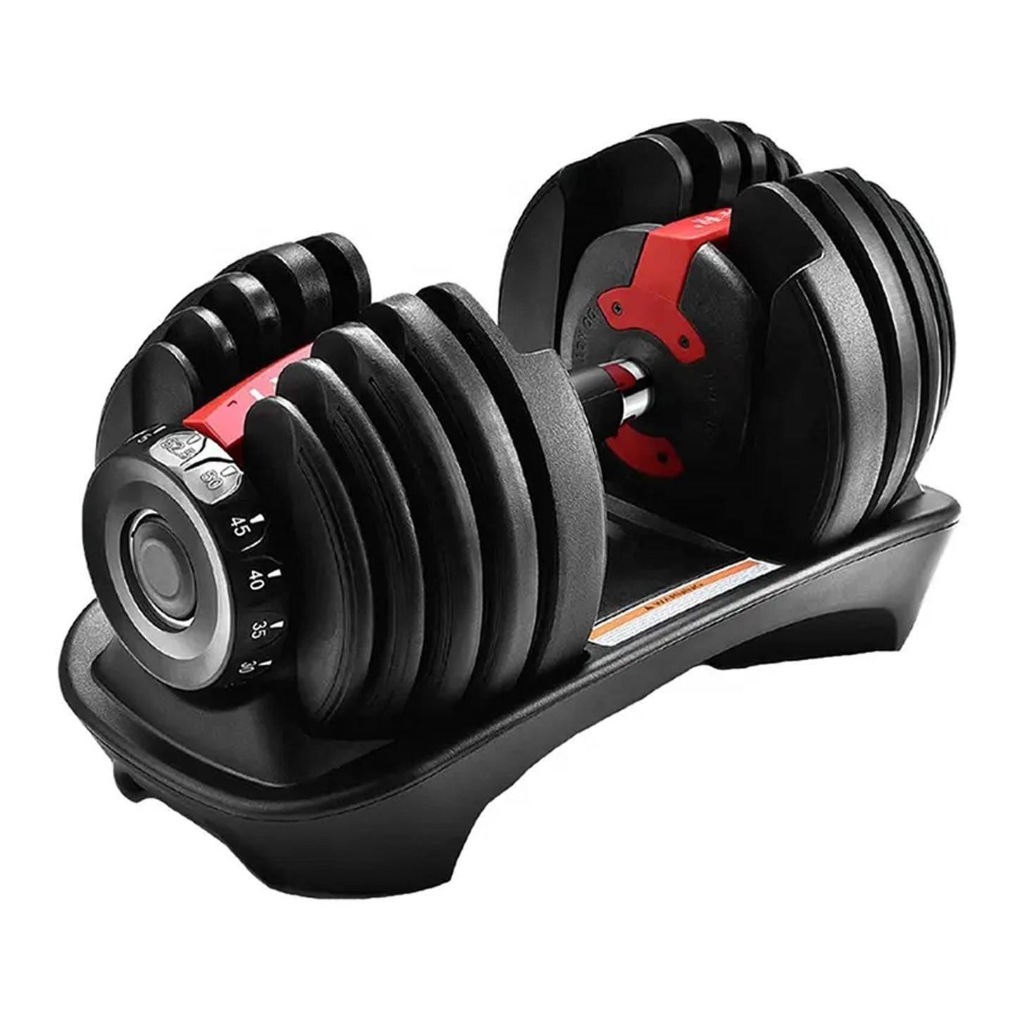 24kg Adjustable Dumbbells (15-in-1) – Steel & ABS Build, Quick Dial System, Compact for Home Gym Strength Training
