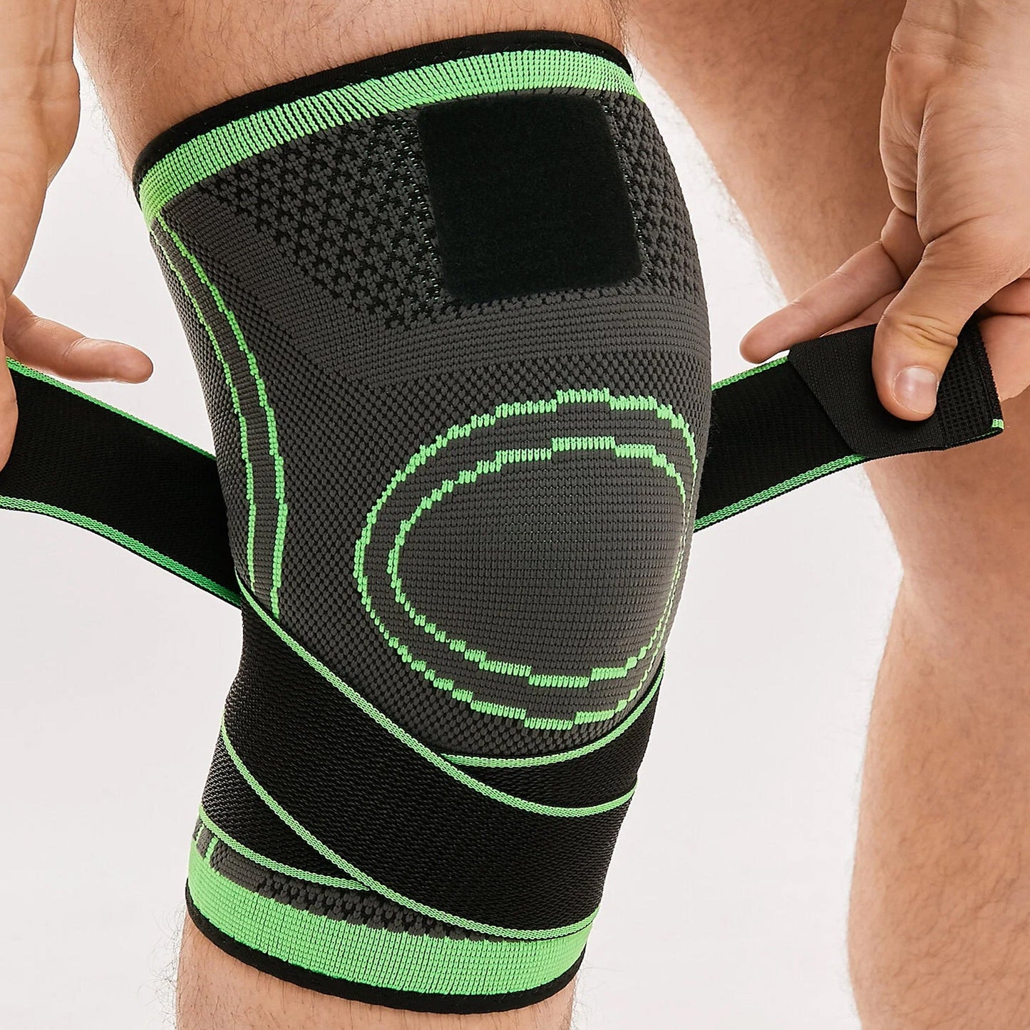 Adjustable Knee Support Strap – Neoprene with Silicone Pad for ACL, Meniscus & Arthritis Relief – Ideal for Running, Walking, Sports & Daily Use