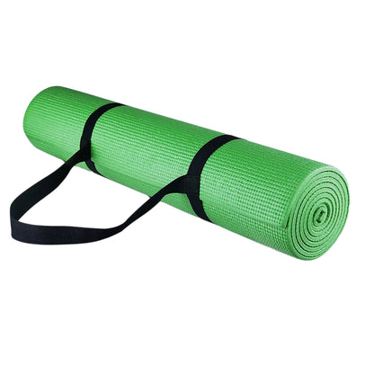 Non‑Slip Extra‑Thick NBR Foam Yoga Mat 15 mm – Eco‑Friendly & Carry Strap – HIIT, Pilates, Gym, Floor & Wellness