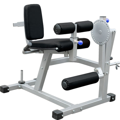Heavy‑Duty Leg Extension & Curl Machine – Adjustable Seated Quad/Hamstring Home Gym Strength Equipment