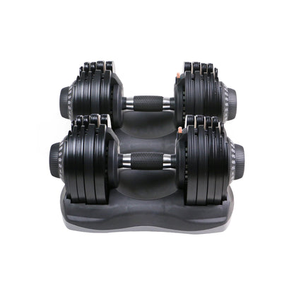 Adjustable Dumbbells 5–32.5 kg Pair – Dial-Control Weight Set for Home Gym Strength Training