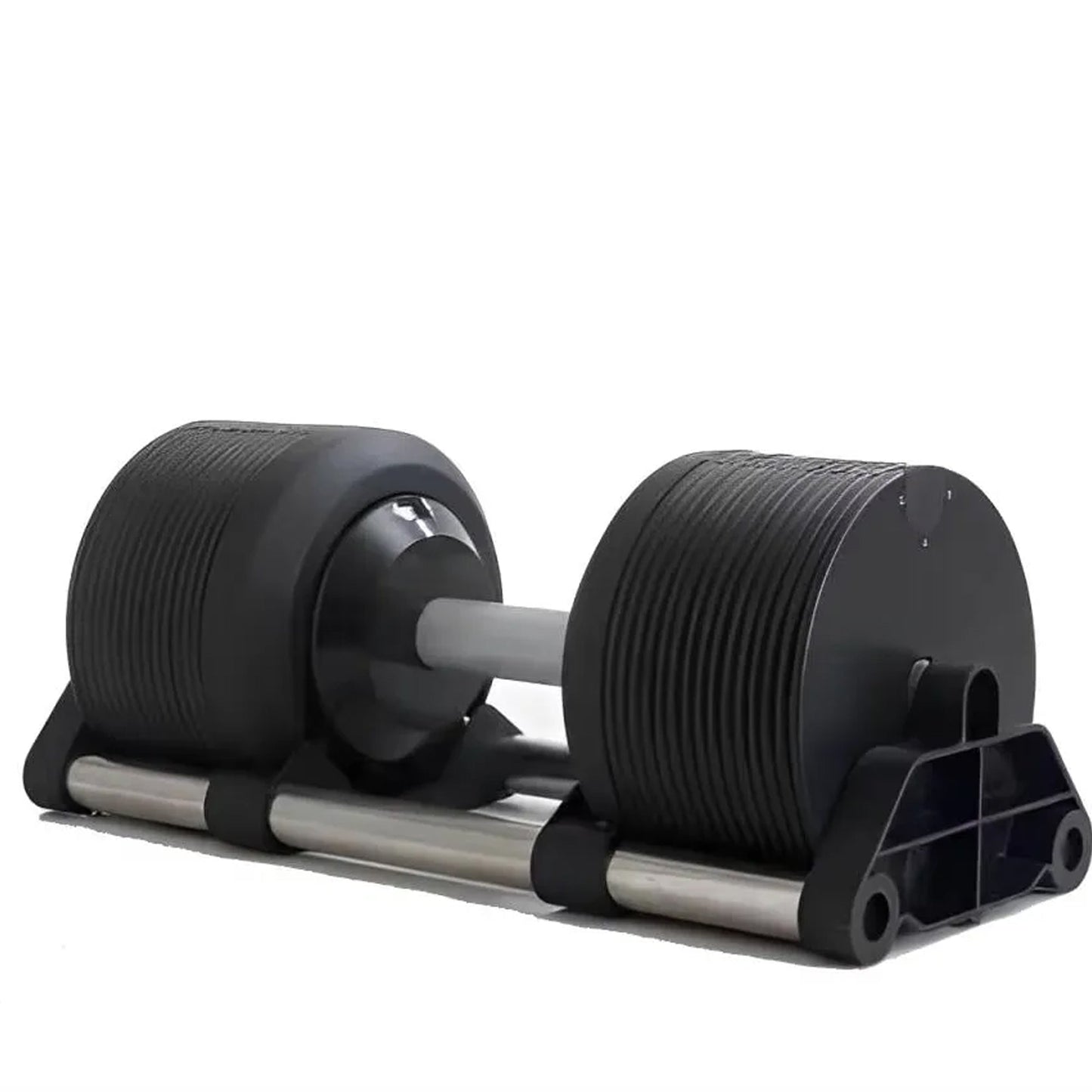 Adjustable Steel Round Dumbbells – Smooth Dial, Anti‑Slip Grip, 24–45 kg Sets – Compact Strength Training for Home Gym