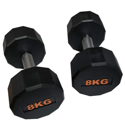 Round Hex Dumbbell – Anti‑Roll Stability for Home & Commercial Workouts