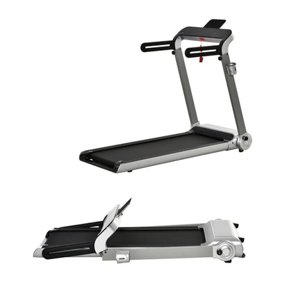 Compact Folding Treadmill, Powerful Stove-Coated Walking Pad 14 km/h, Quiet Belt, Digital Display – Space-Saving Home Fitness Machine