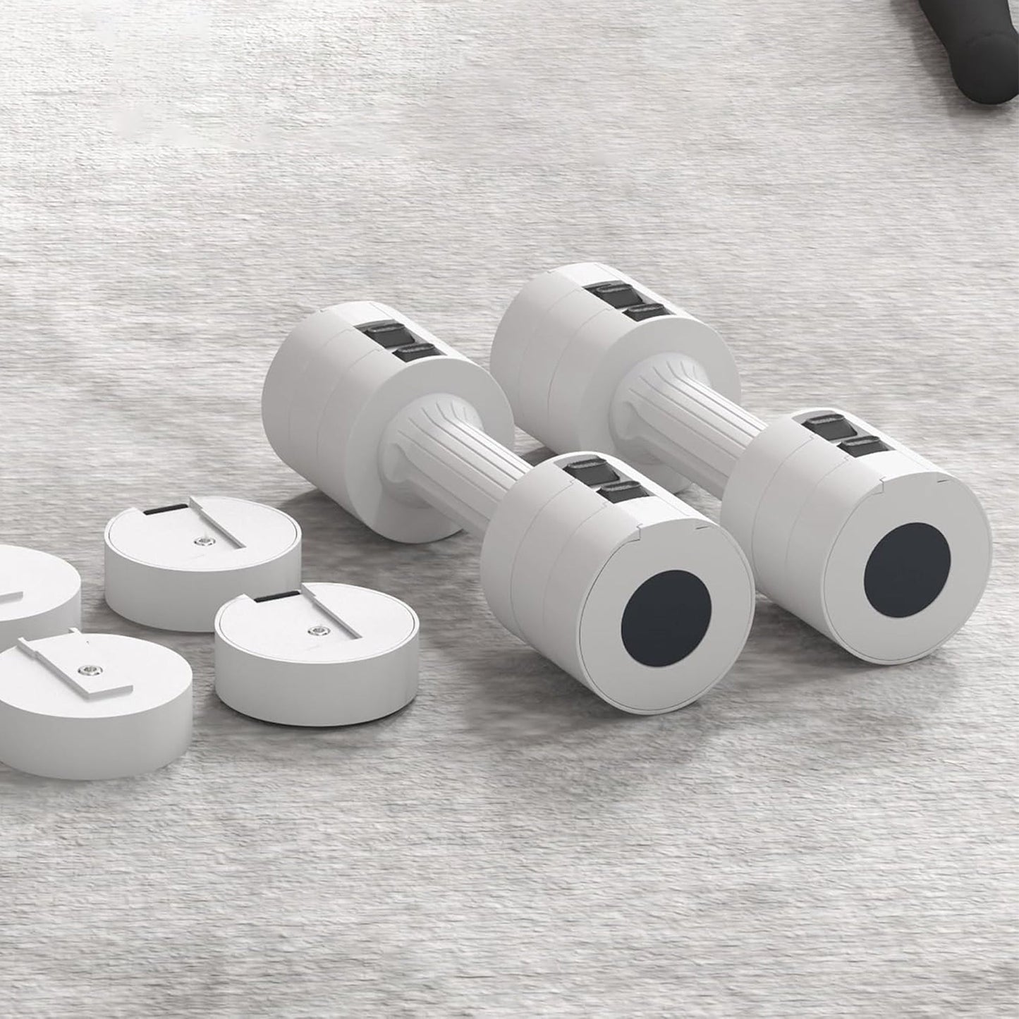 Adjustable Dumbbell Set – 3‑in‑1 Steel Dumbbells with Non‑Slip Grip – Space‑Saving Home Gym Weights (2×2.5 kg or 2×10 kg)