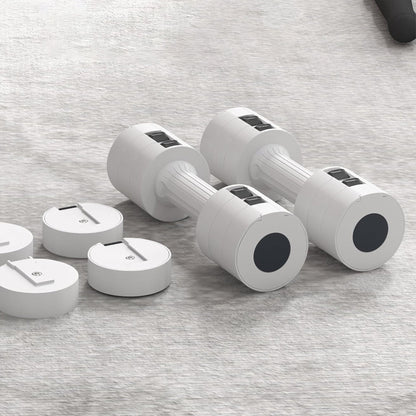 Adjustable Dumbbell Set – 3‑in‑1 Steel Dumbbells with Non‑Slip Grip – Space‑Saving Home Gym Weights (2×2.5 kg or 2×10 kg)