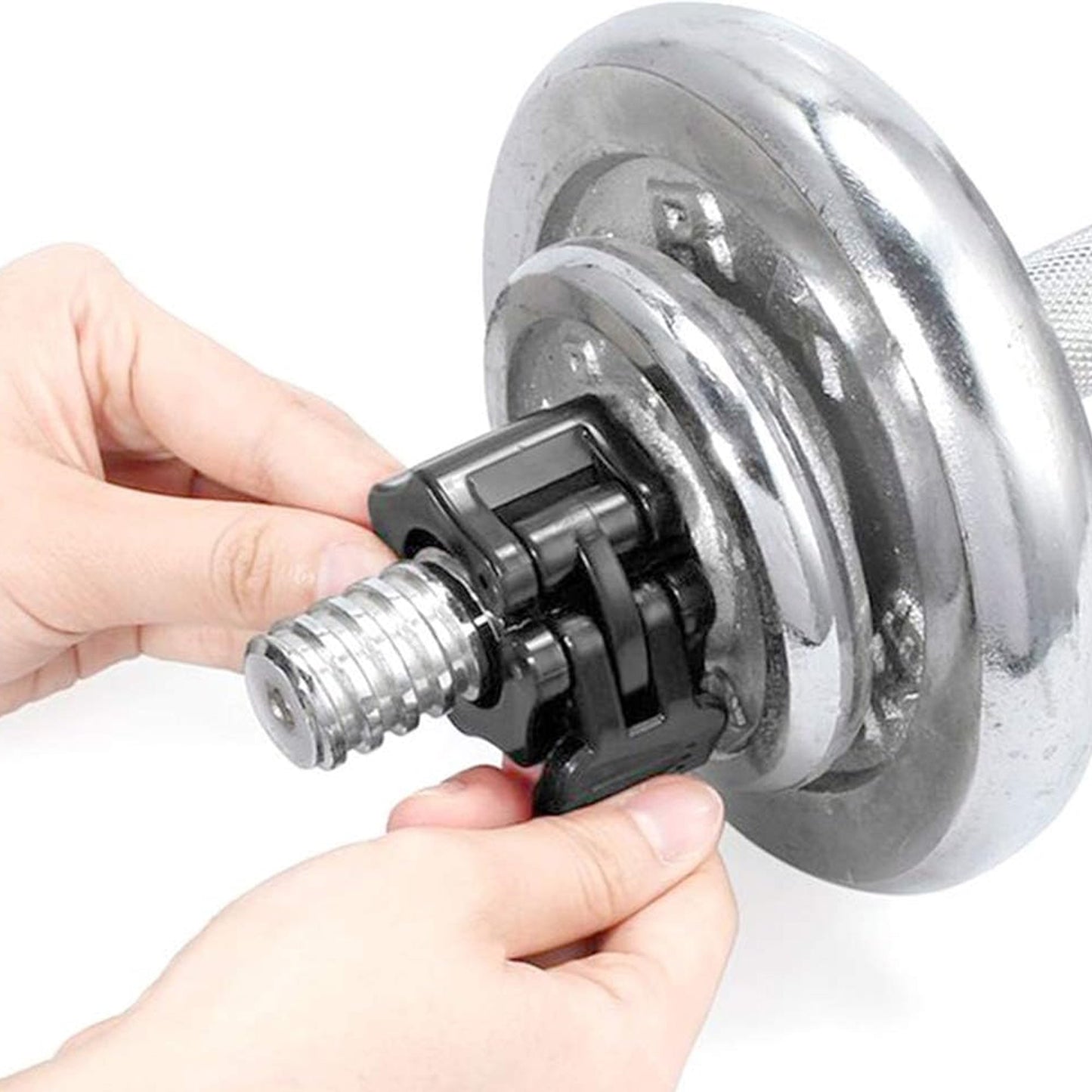 2"" Olympic Barbell Collars – Quick-Release Locking Clips (Pair) | Heavy-Duty Barbell Clamps for Secure Weightlifting & CrossFit Training