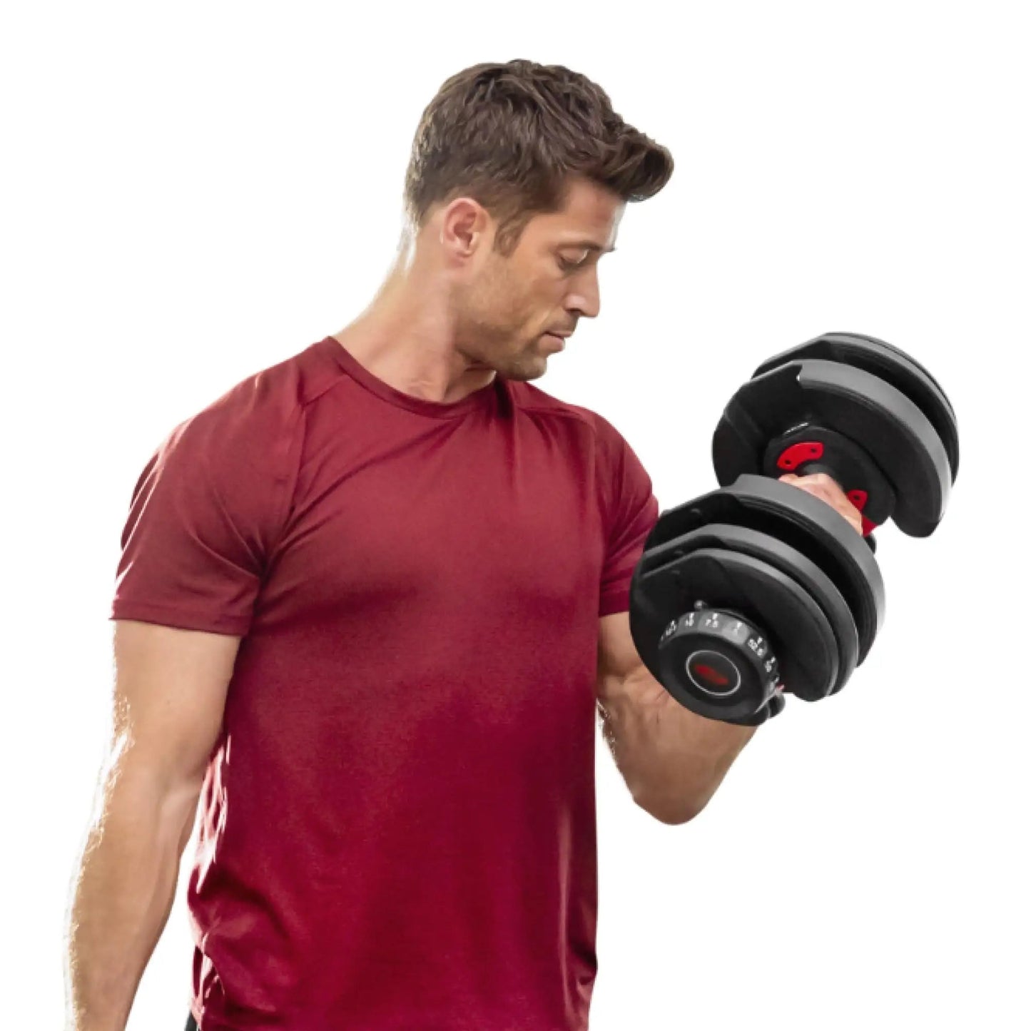 Adjustable Dumbbells 40 kg (17‑in‑1 Dial) – Strength Training Set – Compact Home Gym Weights for Men & Women