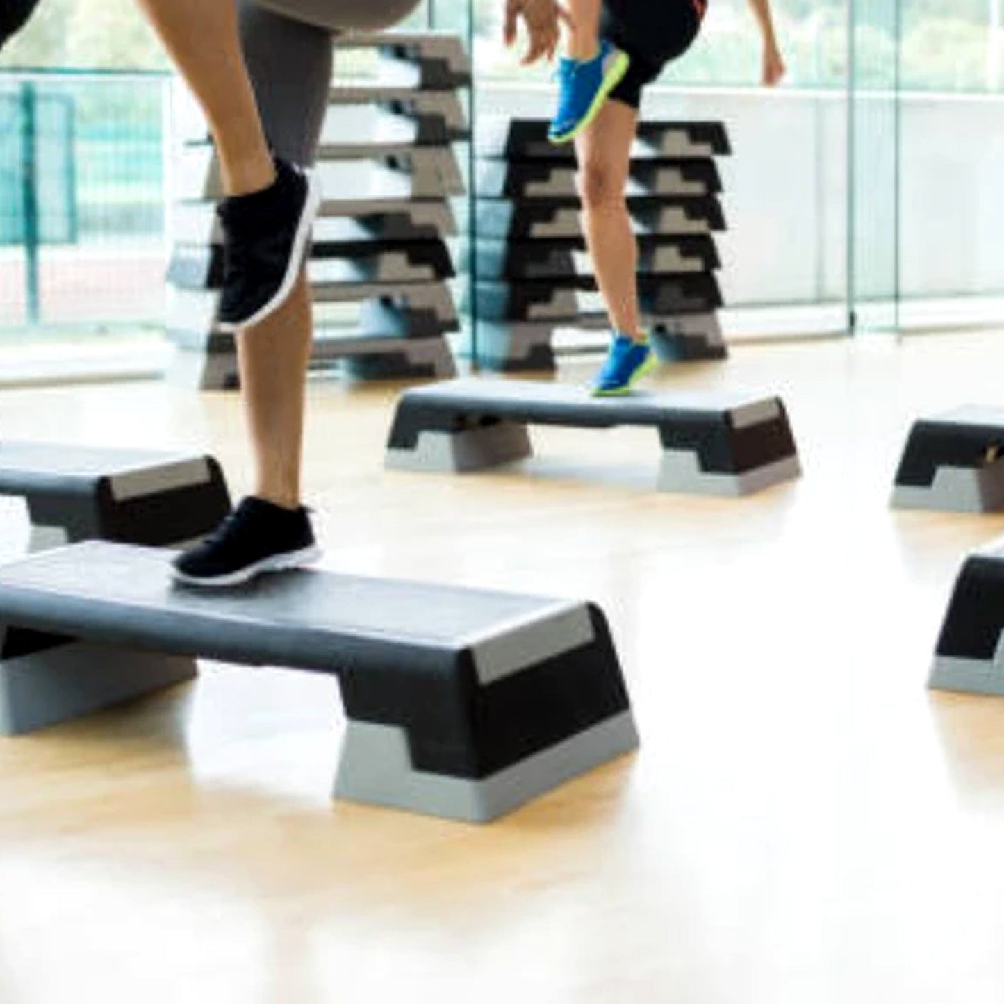 Adjustable Aerobic Step Platform –  Non‑Slip Surface, 4–6″ Height, Home Gym Cardio & Yoga, Space‑Saving Fitness Stepper