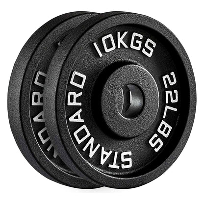 Cast Iron Weight Plates | Heavy-Duty Discs for Strength Training & Home Gyms | Available in Singles, Pairs & Sets | Durable Dumbbell Plates for Lifting & Fitness