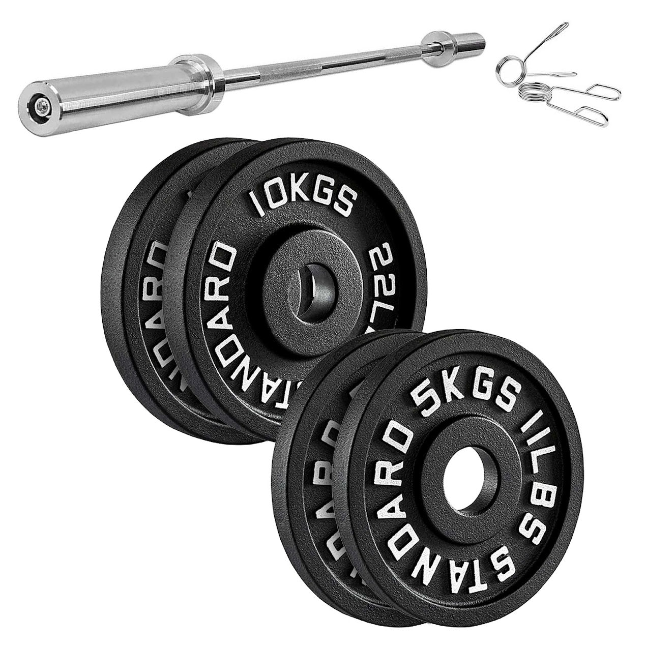 Cast Iron Weight Plates | Heavy-Duty Discs for Strength Training & Home Gyms | Available in Singles, Pairs & Sets | Durable Dumbbell Plates for Lifting & Fitness