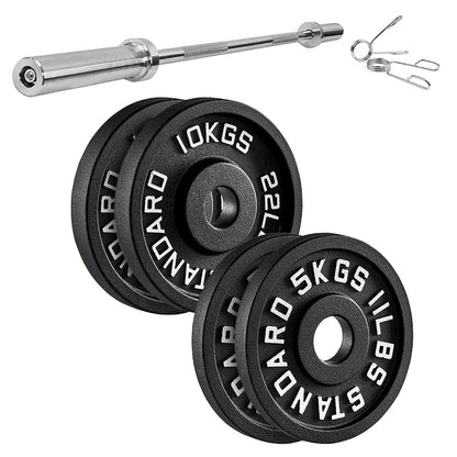 Cast Iron Weight Plates | Heavy-Duty Discs for Strength Training & Home Gyms | Available in Singles, Pairs & Sets | Durable Dumbbell Plates for Lifting & Fitness