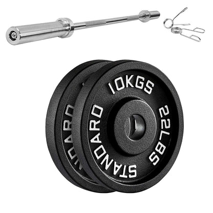 Cast Iron Weight Plates | Heavy-Duty Discs for Strength Training & Home Gyms | Available in Singles, Pairs & Sets | Durable Dumbbell Plates for Lifting & Fitness