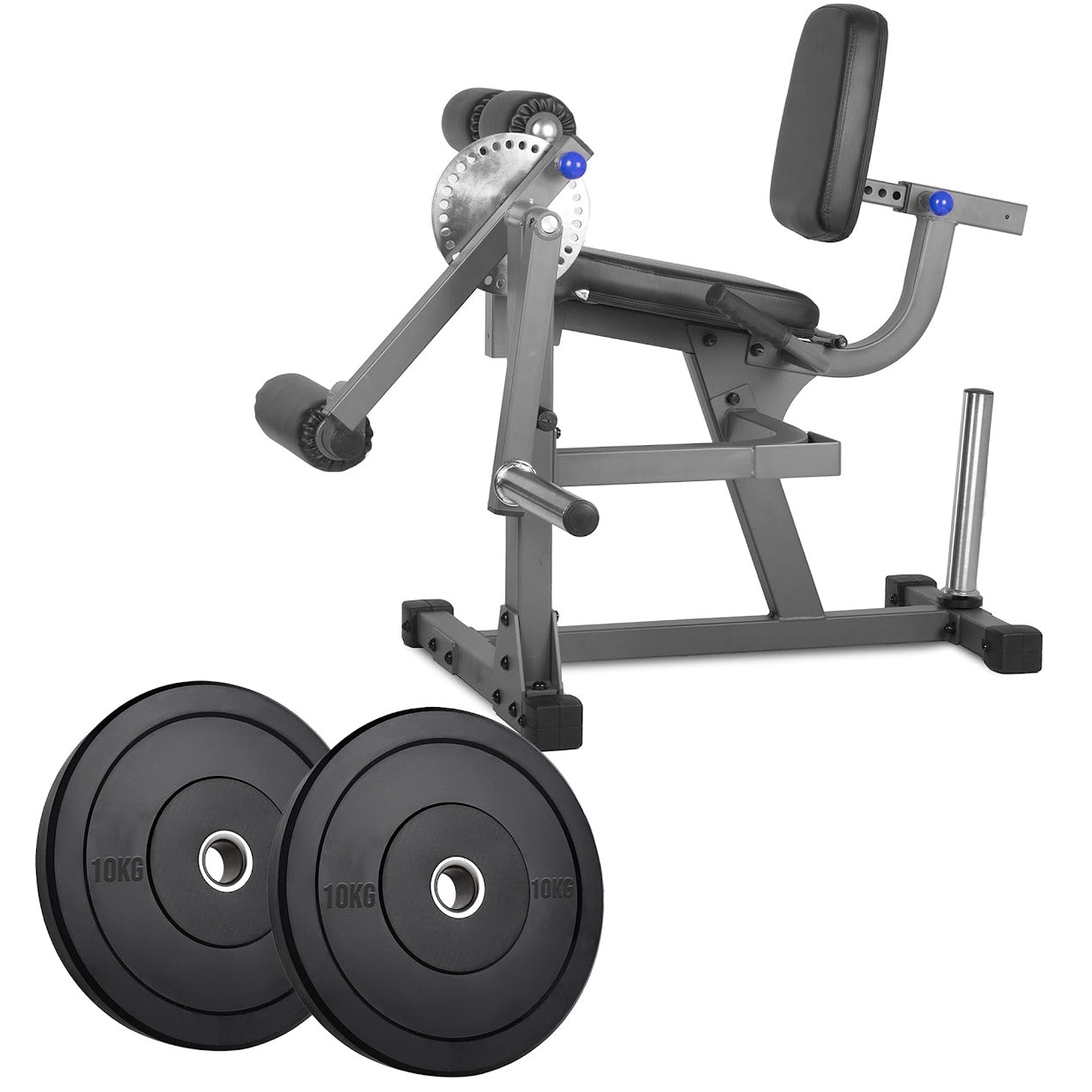Heavy‑Duty Leg Extension & Curl Machine – Adjustable Seated Quad/Hamstring Home Gym Strength Equipment