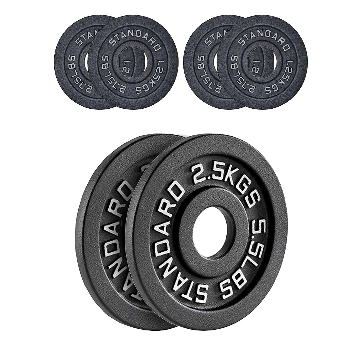 Cast Iron Weight Plates | Heavy-Duty Discs for Strength Training & Home Gyms | Available in Singles, Pairs & Sets | Durable Dumbbell Plates for Lifting & Fitness