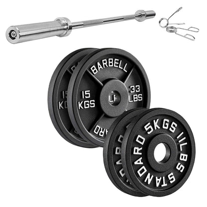 Cast Iron Weight Plates | Heavy-Duty Discs for Strength Training & Home Gyms | Available in Singles, Pairs & Sets | Durable Dumbbell Plates for Lifting & Fitness