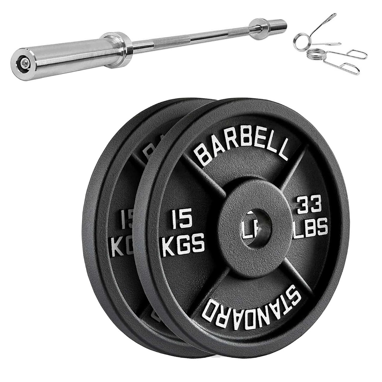 Cast Iron Weight Plates | Heavy-Duty Discs for Strength Training & Home Gyms | Available in Singles, Pairs & Sets | Durable Dumbbell Plates for Lifting & Fitness