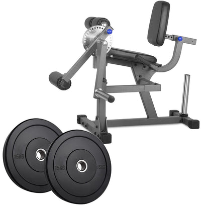 Heavy‑Duty Leg Extension & Curl Machine – Adjustable Seated Quad/Hamstring Home Gym Strength Equipment