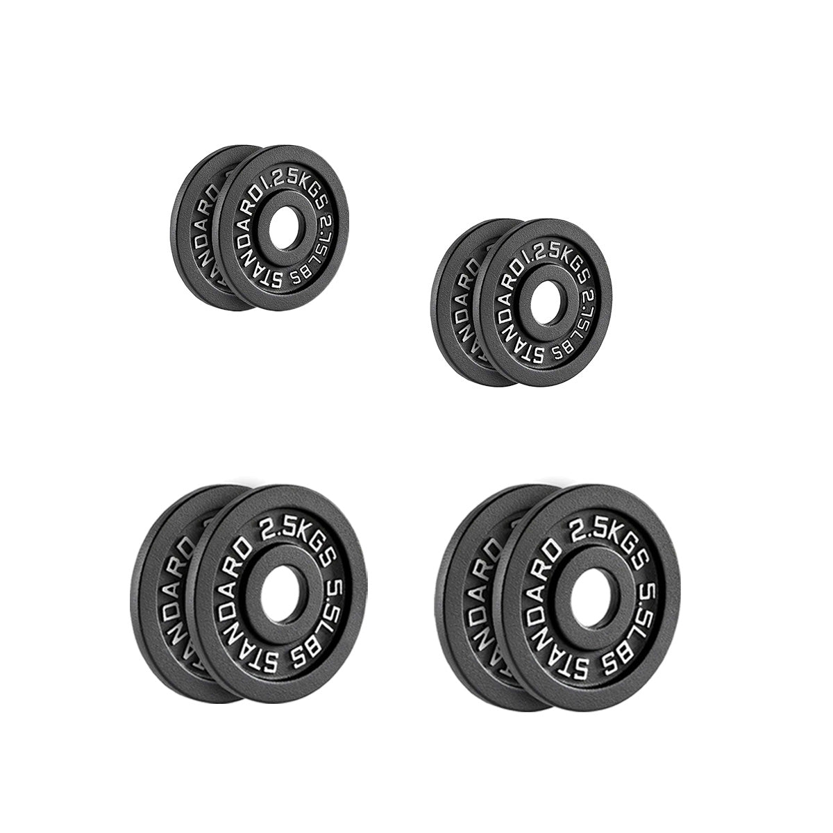 Cast Iron Weight Plates | Heavy-Duty Discs for Strength Training & Home Gyms | Available in Singles, Pairs & Sets | Durable Dumbbell Plates for Lifting & Fitness