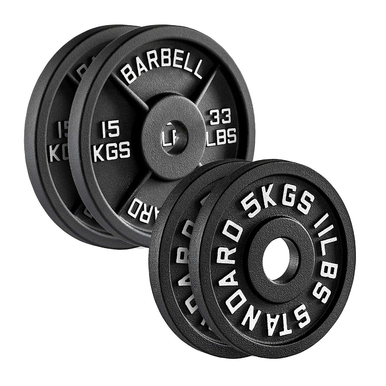 Cast Iron Weight Plates | Heavy-Duty Discs for Strength Training & Home Gyms | Available in Singles, Pairs & Sets | Durable Dumbbell Plates for Lifting & Fitness