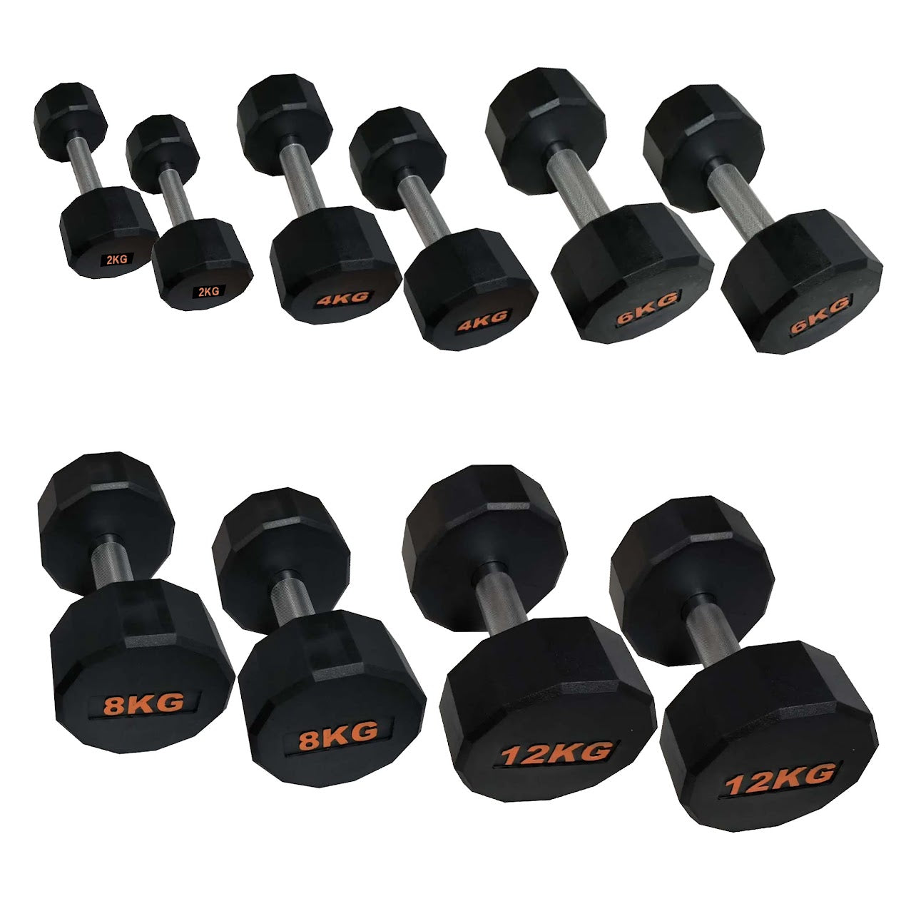 Round Hex Dumbbell – Anti‑Roll Stability for Home & Commercial Workouts