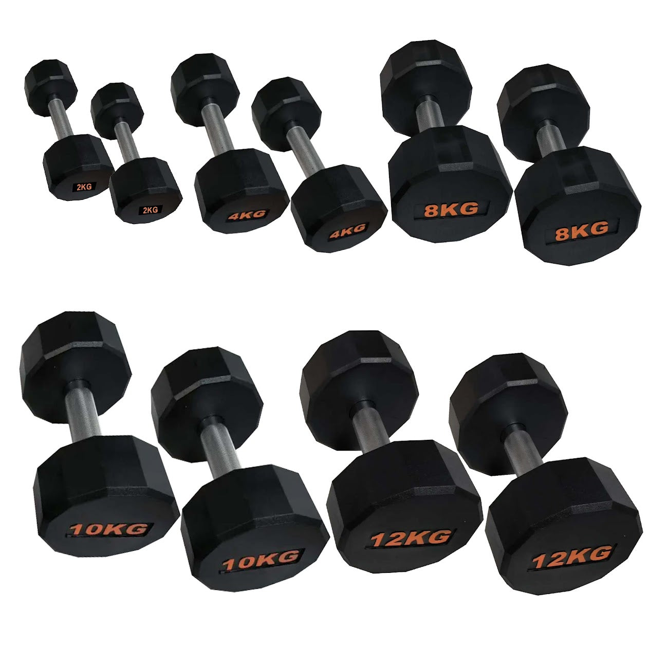 Round Hex Dumbbell – Anti‑Roll Stability for Home & Commercial Workouts