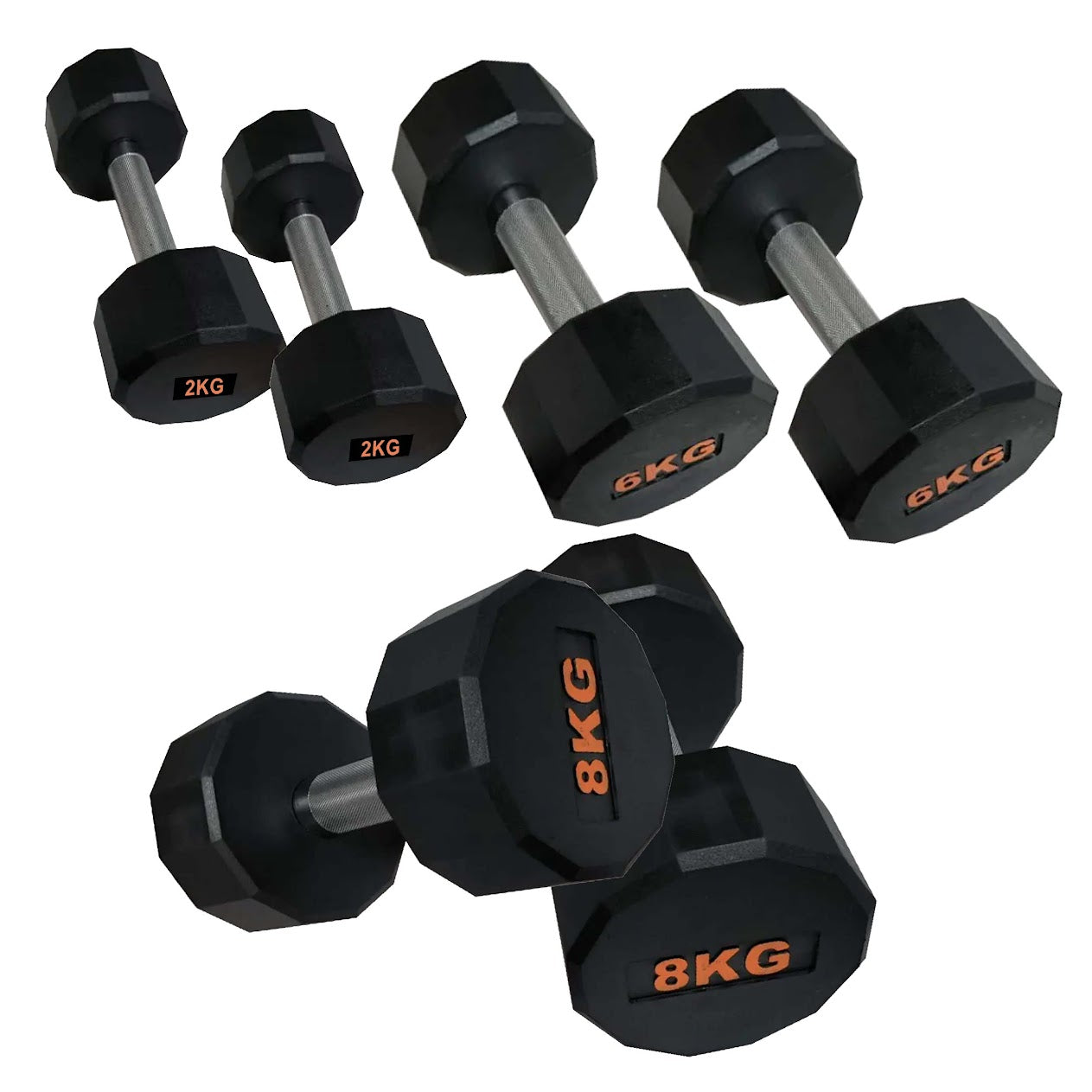Round Hex Dumbbell – Anti‑Roll Stability for Home & Commercial Workouts