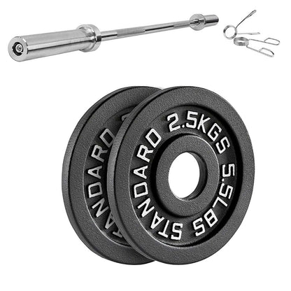 Cast Iron Weight Plates | Heavy-Duty Discs for Strength Training & Home Gyms | Available in Singles, Pairs & Sets | Durable Dumbbell Plates for Lifting & Fitness